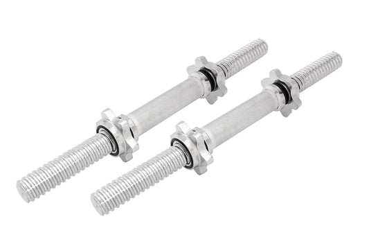 GripSecure Chrome Dumbbell Bars with Collars